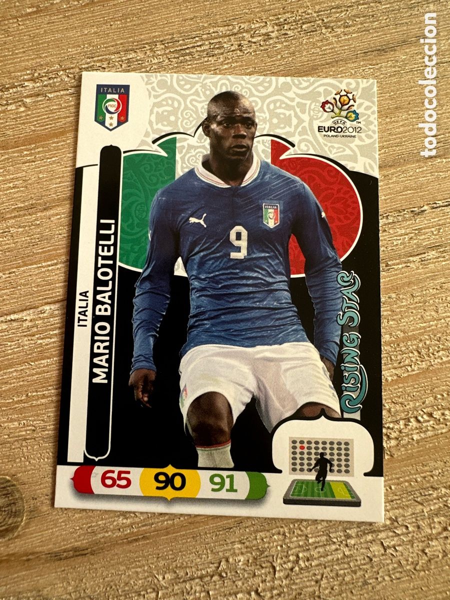 Trading Cards: MARIO BALOTELLI ITALIA 132 RISING STAR ADRENALYN XL EURO 2012 POLONIA UCRANIA PANINI