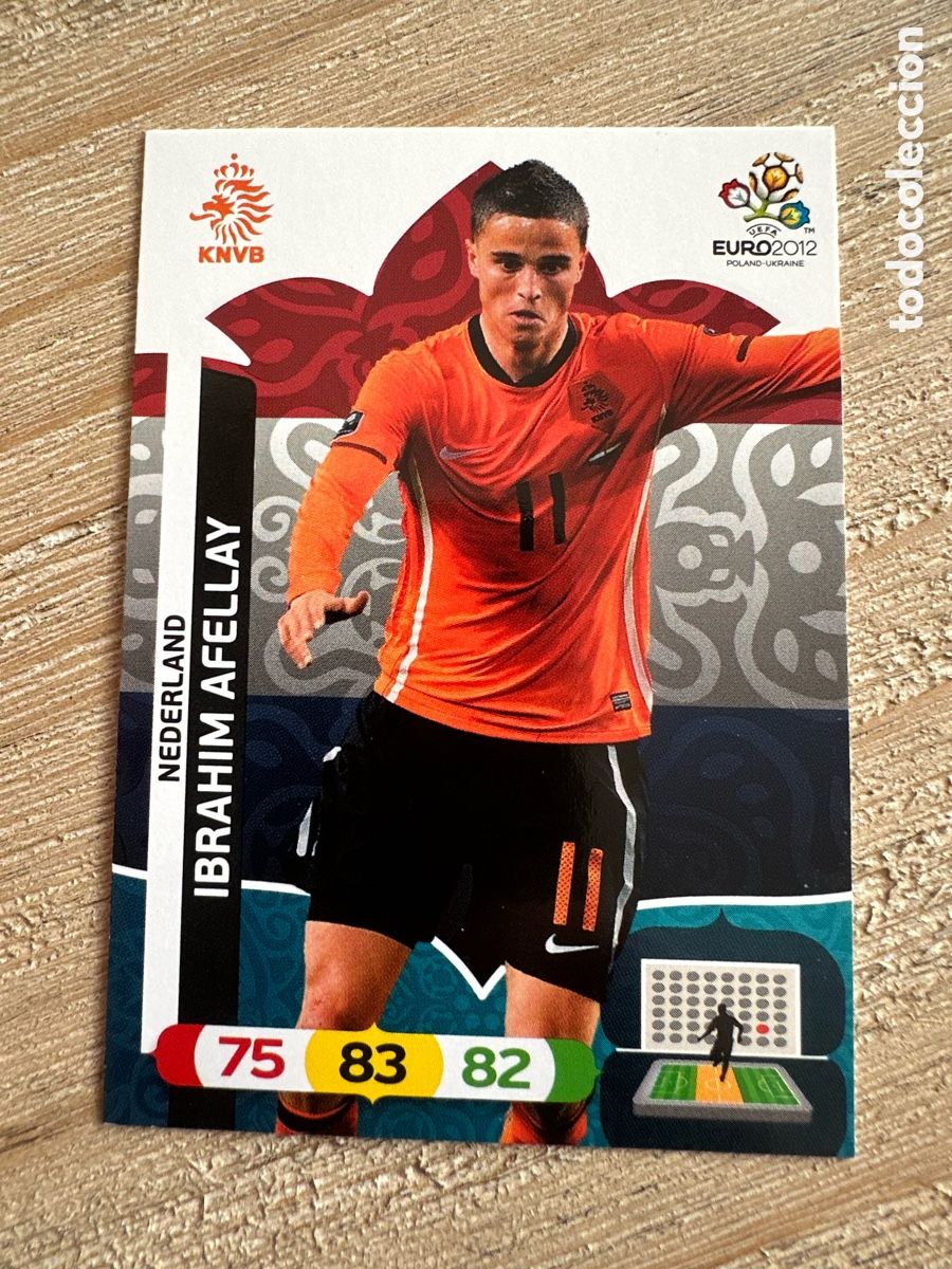 Trading Cards: IBRAHIM AFELLAY PAISES BAJOS 139 ADRENALYN XL EURO 2012 POLONIA UCRANIA PANINI