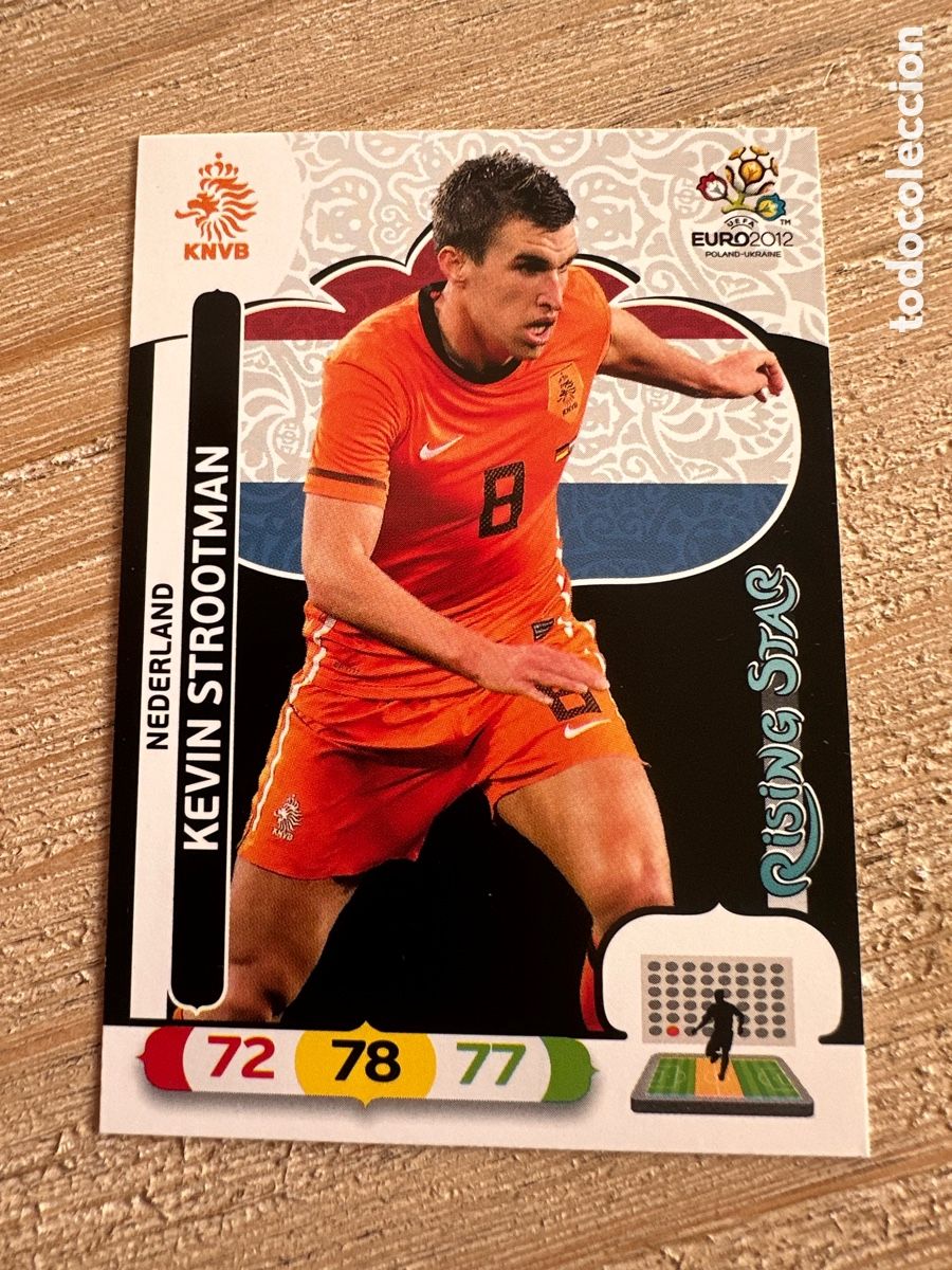 Sammelkarten: KEVIN STROOTMAN PAISES BAJOS 143 RISING STAR ADRENALYN XL EURO 2012 POLONIA UCRANIA PANINI