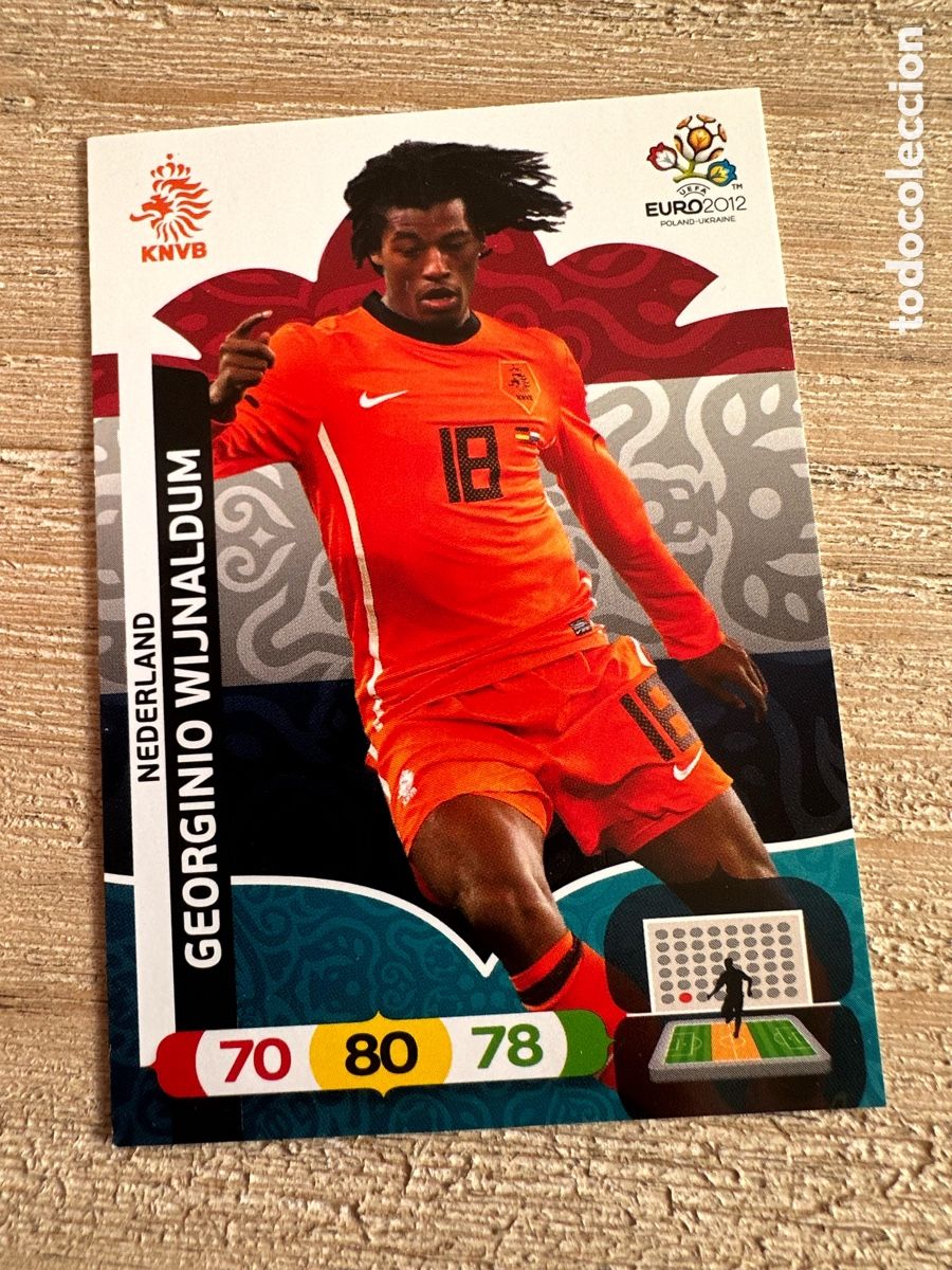 Sammelkarten: GEORGINIO WIJNALDUM PAISES BAJOS 144 ADRENALYN XL EURO 2012 POLONIA UCRANIA PANINI