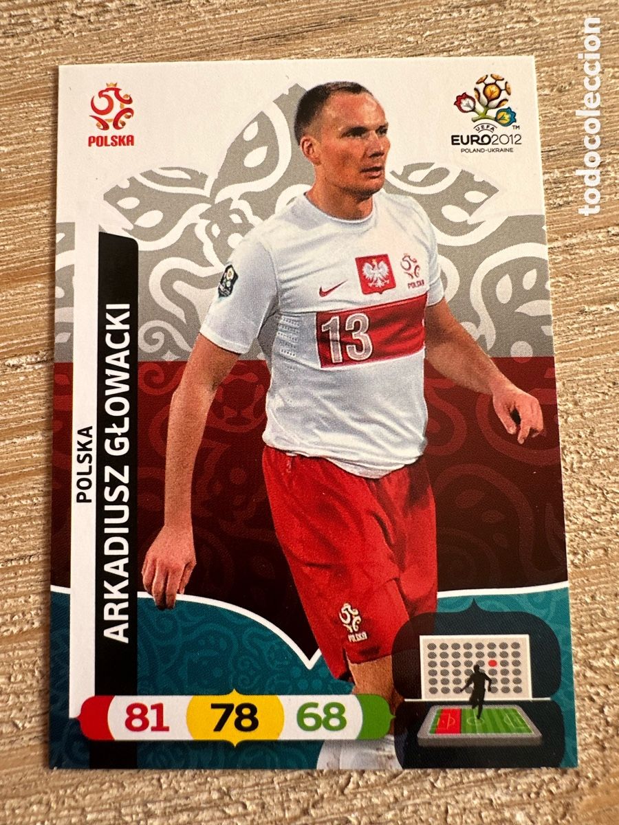 Sammelkarten: ARKADIUSZ GLOWACKI POLONIA 152 ADRENALYN XL EURO 2012 POLONIA UCRANIA PANINI