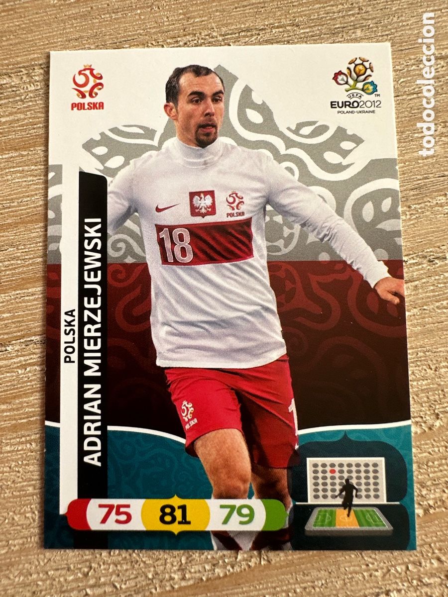 Sammelkarten: ADRIAN MIERZEJEWSKI POLONIA 160 ADRENALYN XL EURO 2012 POLONIA UCRANIA PANINI