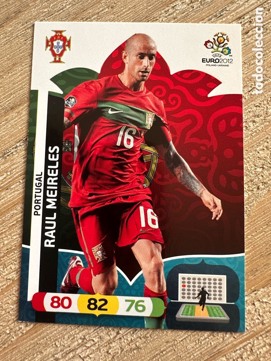 Cartas Colecion&aacute;veis: RAUL MEIRELES PORTUGAL 169 ADRENALYN XL EURO 2012 POLONIA UCRANIA PANINI