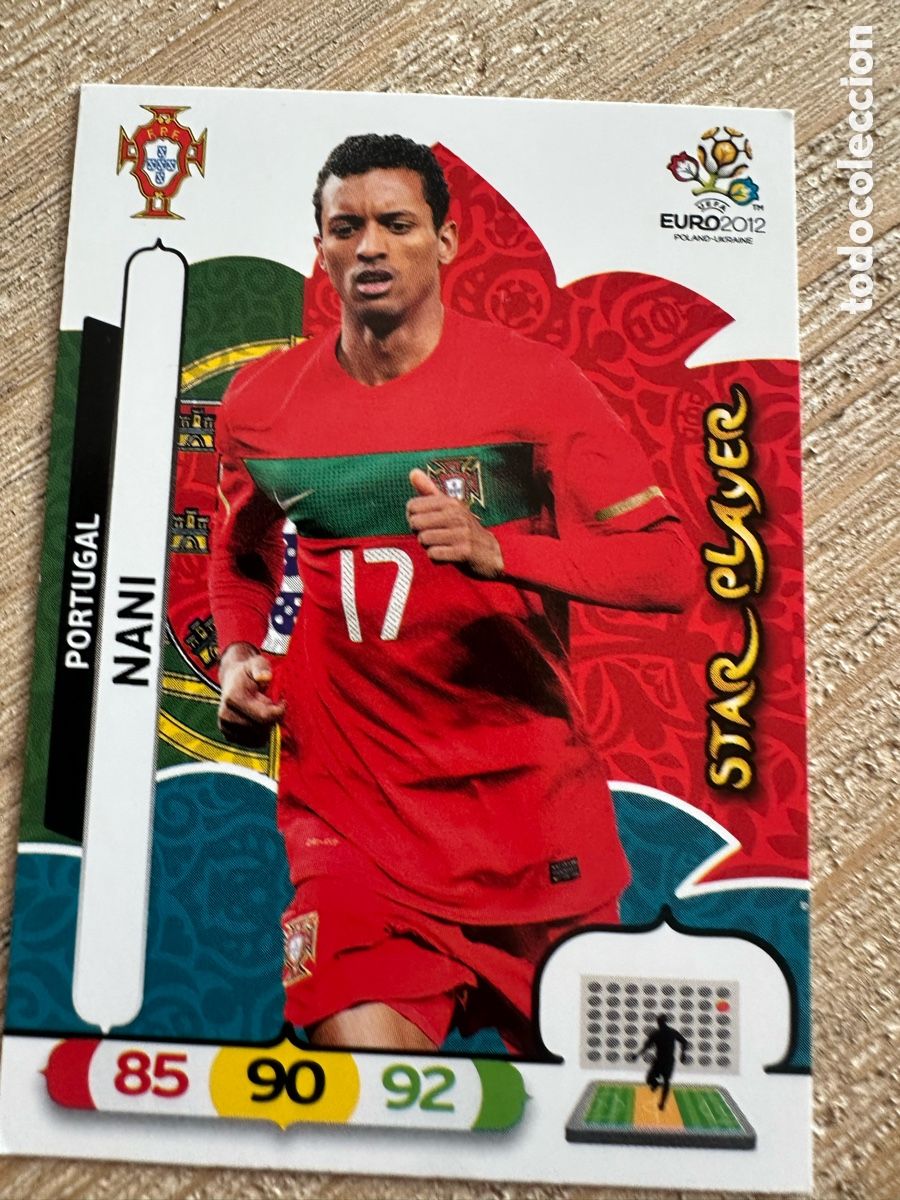 Cartes &agrave; &Eacute;changer: NANI PORTUGAL 170 STAR PLAYER ADRENALYN XL EURO 2012 POLONIA UCRANIA PANINI