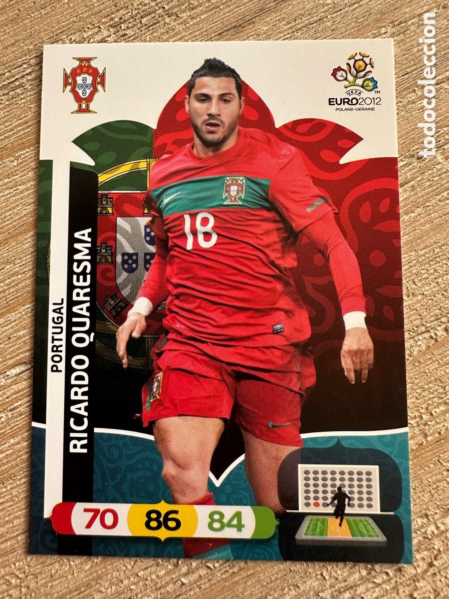Cartes &agrave; &Eacute;changer: RICARDO QUARESMA PORTUGAL 171 STAR PLAYER ADRENALYN XL EURO 2012 POLONIA UCRANIA PANINI
