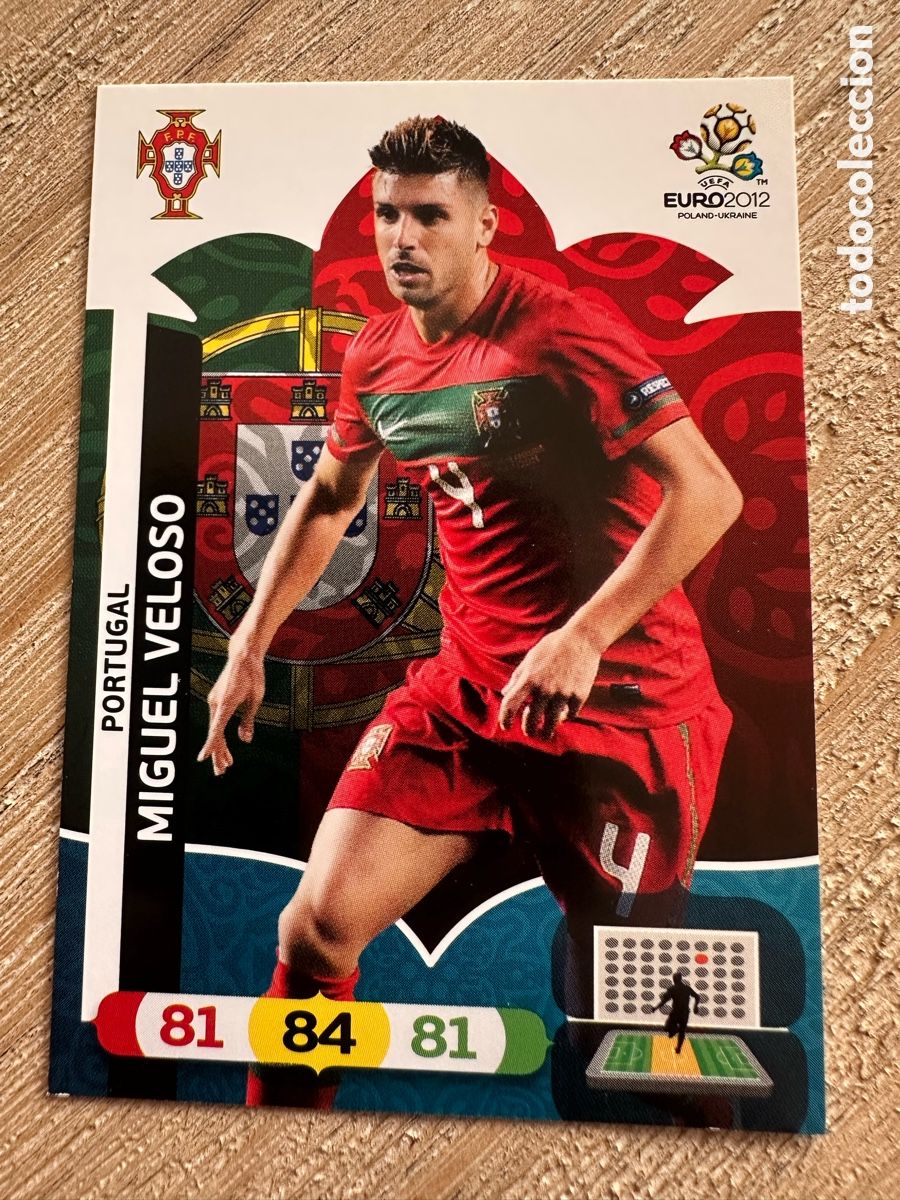 Cartes &agrave; &Eacute;changer: MIGUEL VELOSO PORTUGAL 172 ADRENALYN XL EURO 2012 POLONIA UCRANIA PANINI