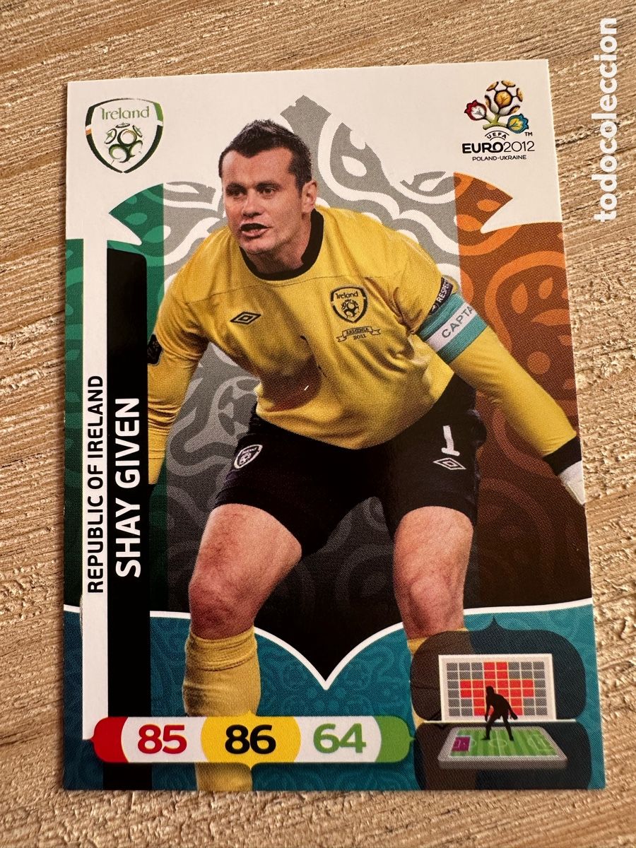 Cartes &agrave; &Eacute;changer: SHAY GIVEN IRLANDA 178 ADRENALYN XL EURO 2012 POLONIA UCRANIA PANINI