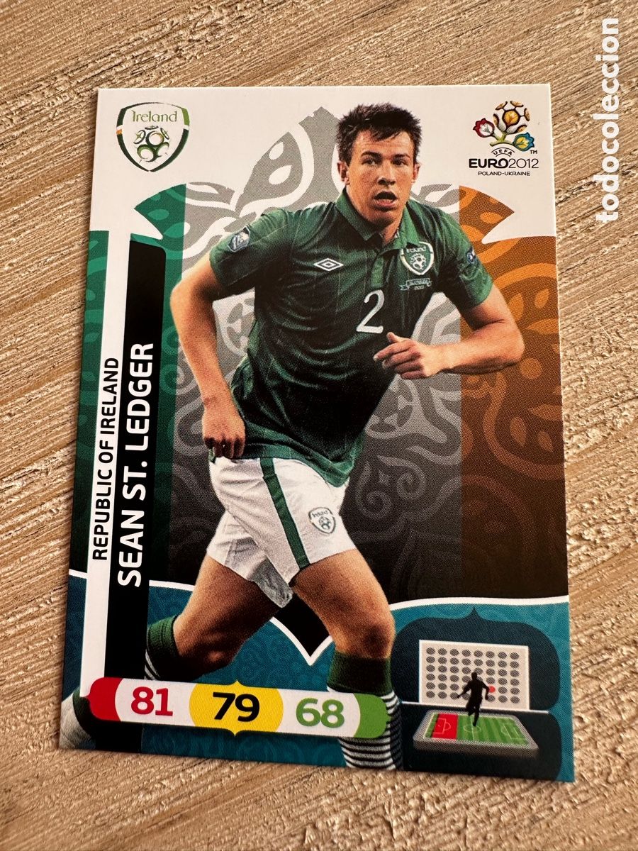 Cartes &agrave; &Eacute;changer: SEAN ST. LEDGER IRLANDA 180 ADRENALYN XL EURO 2012 POLONIA UCRANIA PANINI