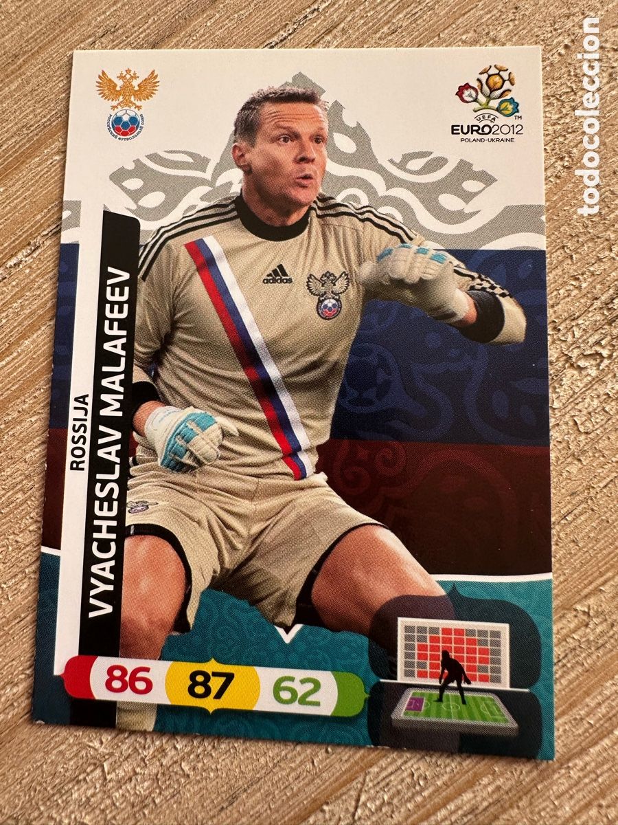 Figurine Collezionabili: VYACHESLAV MALAFEEV RUSIA 190 ADRENALYN XL EURO 2012 POLONIA UCRANIA PANINI