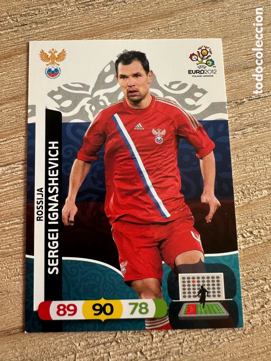Figurine Collezionabili: SERGEI IGNASHEVICH RUSIA 193 ADRENALYN XL EURO 2012 POLONIA UCRANIA PANINI
