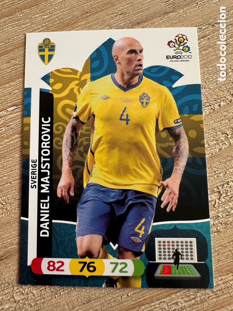 Figurine Collezionabili: DANIEL MAJSTOROVIC SUECIA 203 ADRENALYN XL EURO 2012 POLONIA UCRANIA PANINI