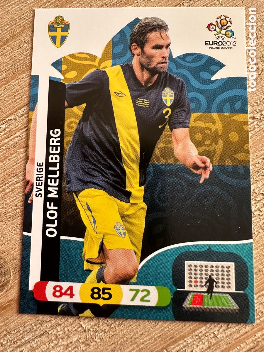 Figurine Collezionabili: OLOF MELLBERG SUECIA 206 ADRENALYN XL EURO 2012 POLONIA UCRANIA PANINI
