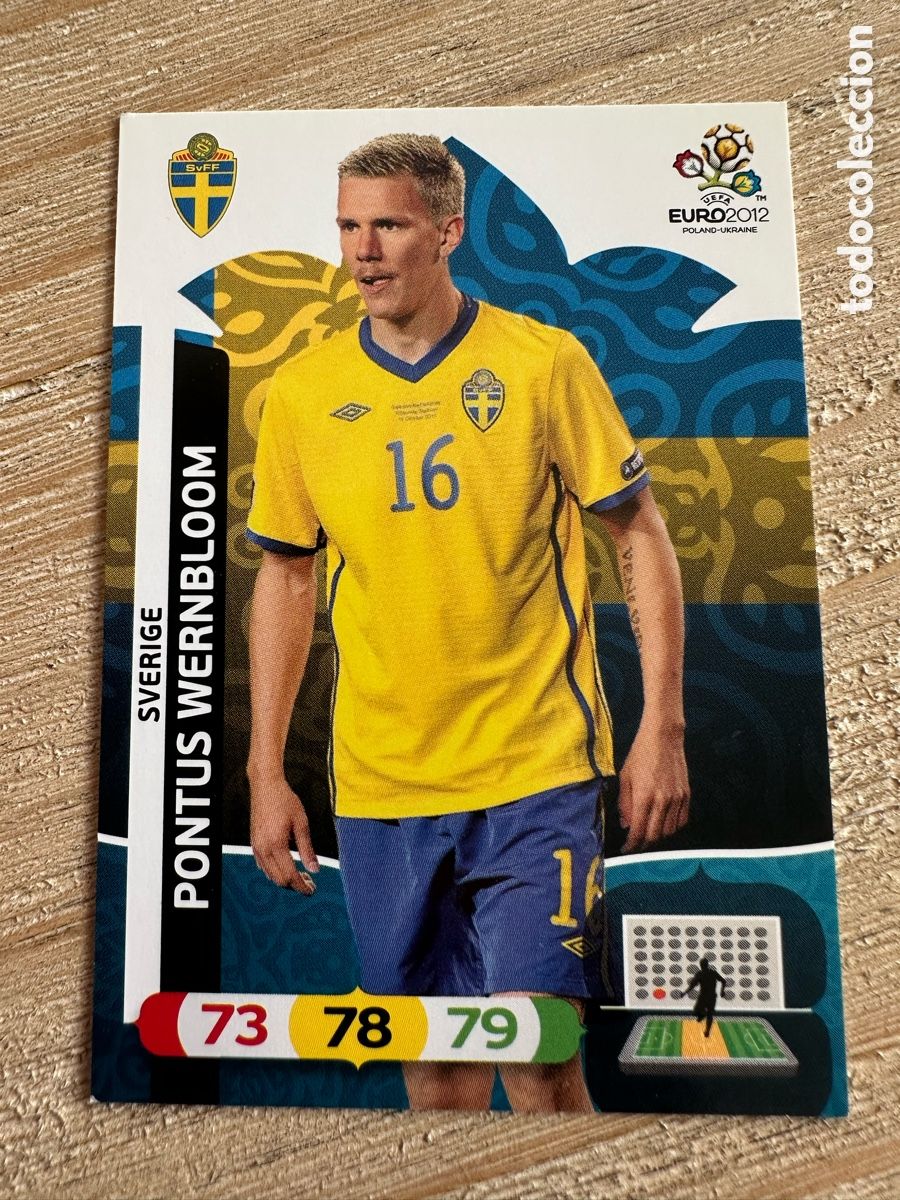 Figurine Collezionabili: PONTUS WERNBLOOM SUECIA 208 ADRENALYN XL EURO 2012 POLONIA UCRANIA PANINI