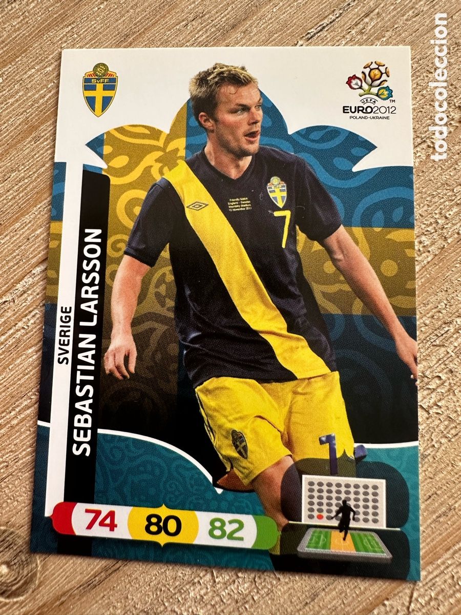 Figurine Collezionabili: SEBASTIAN LARSSON SUECIA 209 ADRENALYN XL EURO 2012 POLONIA UCRANIA PANINI