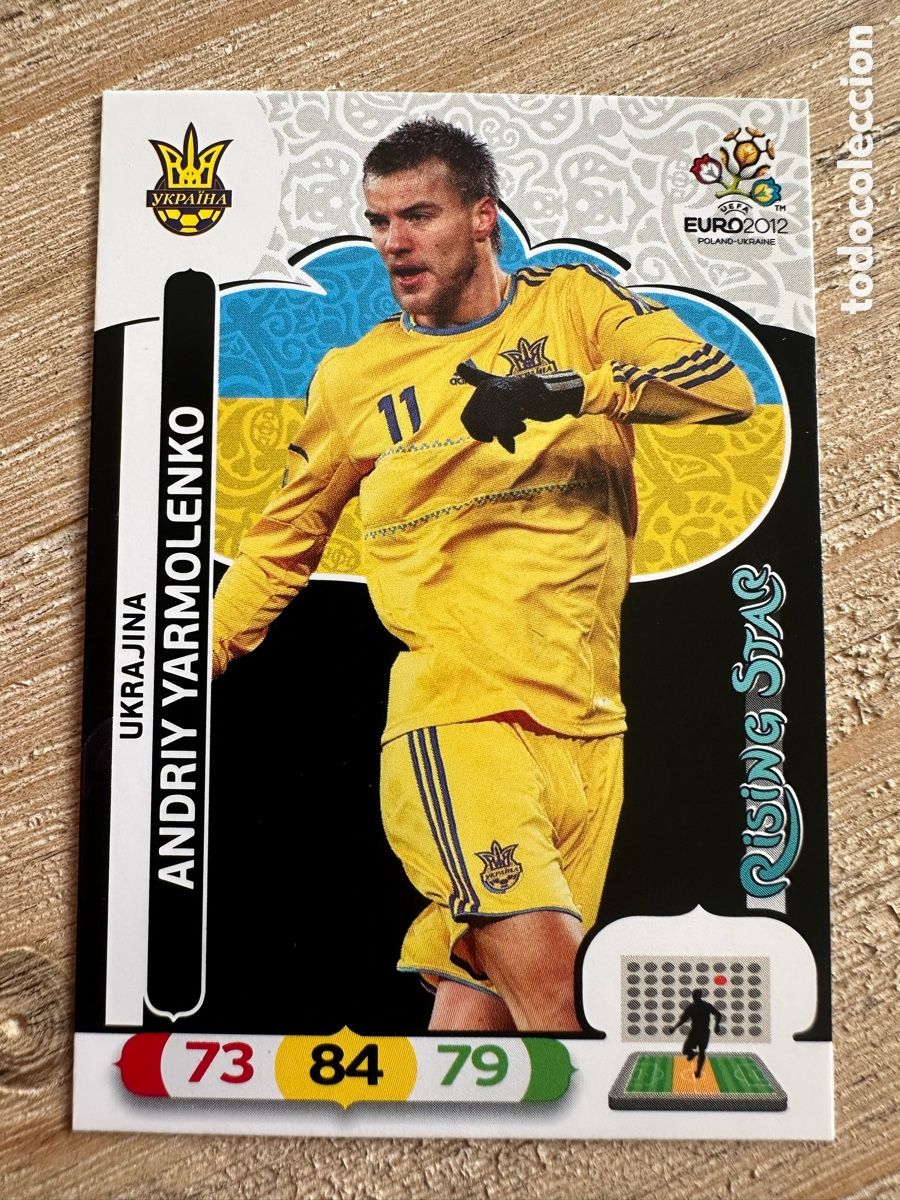 Trading Cards: ANDRIY YARMOLENKO UCRANIA 220 RISING STAR ADRENALYN XL EURO 2012 POLONIA UCRANIA PANINI