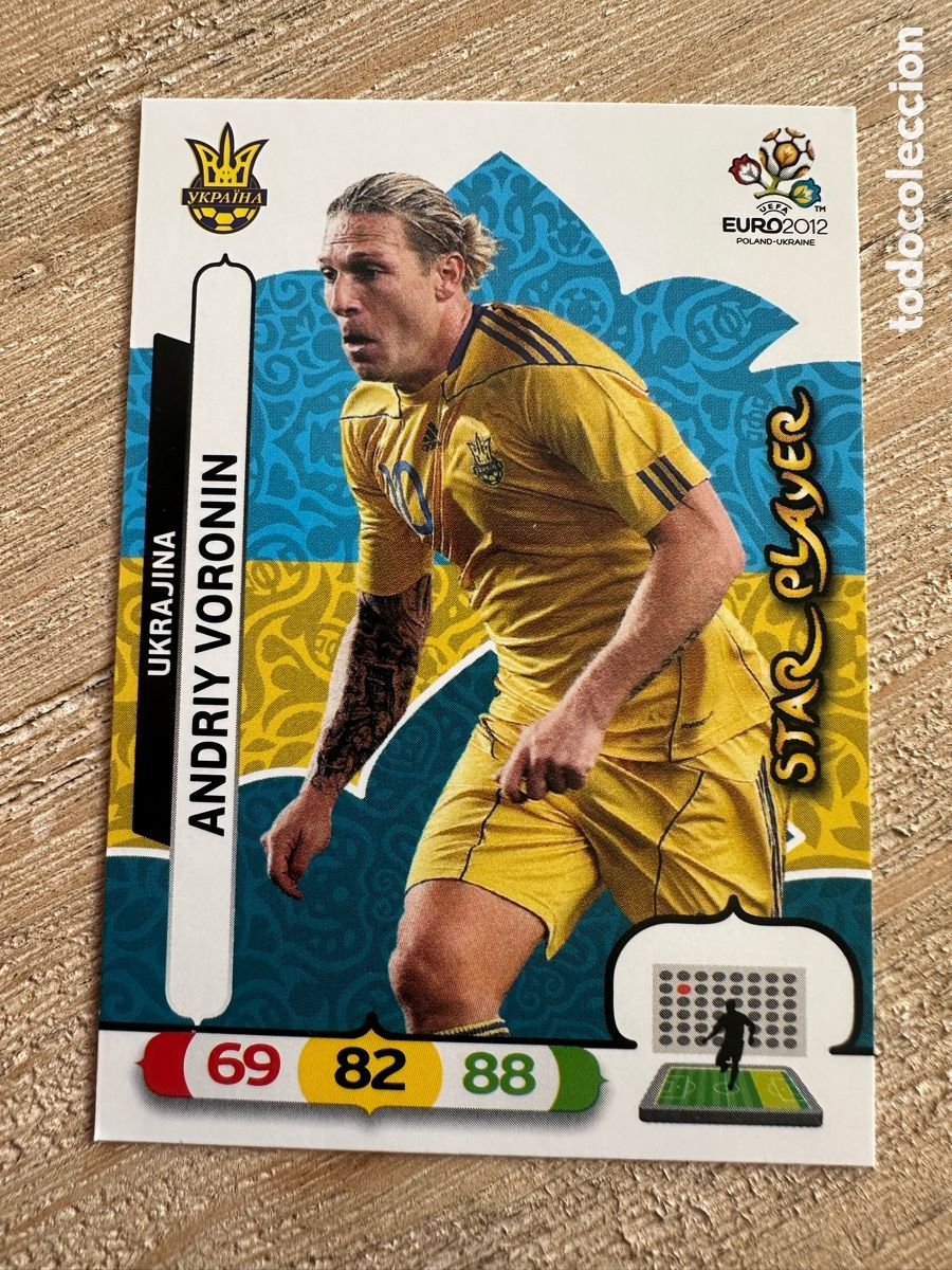 Sammelkarten: ANDRIY VORONIN UCRANIA 223 STAR PLAYER ADRENALYN XL EURO 2012 POLONIA UCRANIA PANINI