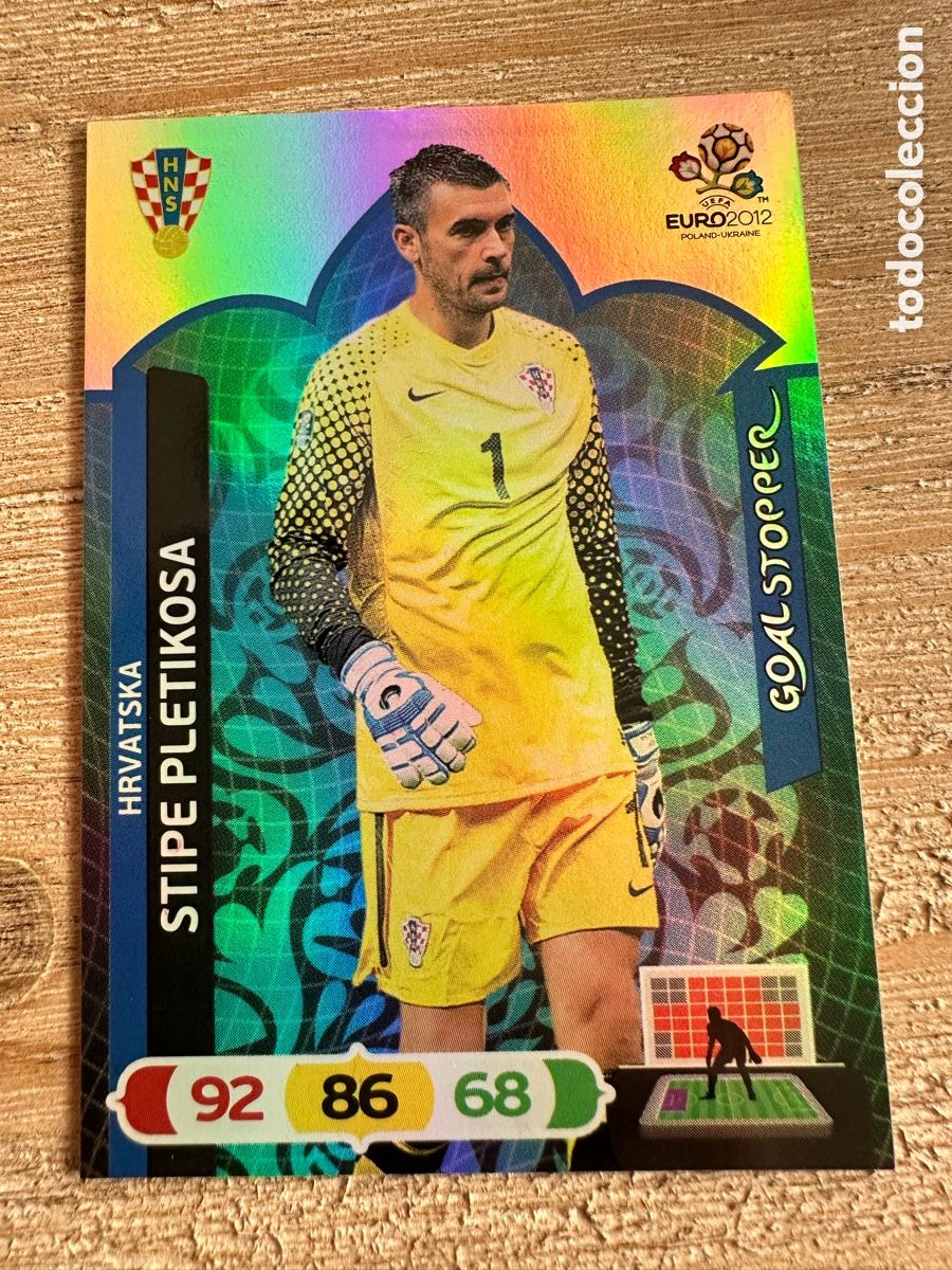 Trading Cards: STIPE PLETIKOSA CROACIA GOAL STOPPER ADRENALYN XL EURO 2012 POLONIA UCRANIA PANINI