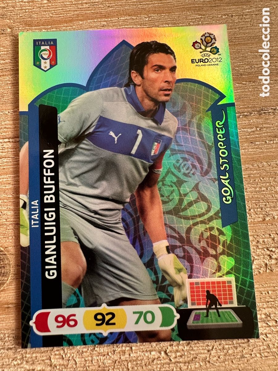 Trading Cards: GIANLUIGI BUFFON ITALIA GOAL STOPPER ADRENALYN XL EURO 2012 POLONIA UCRANIA PANINI