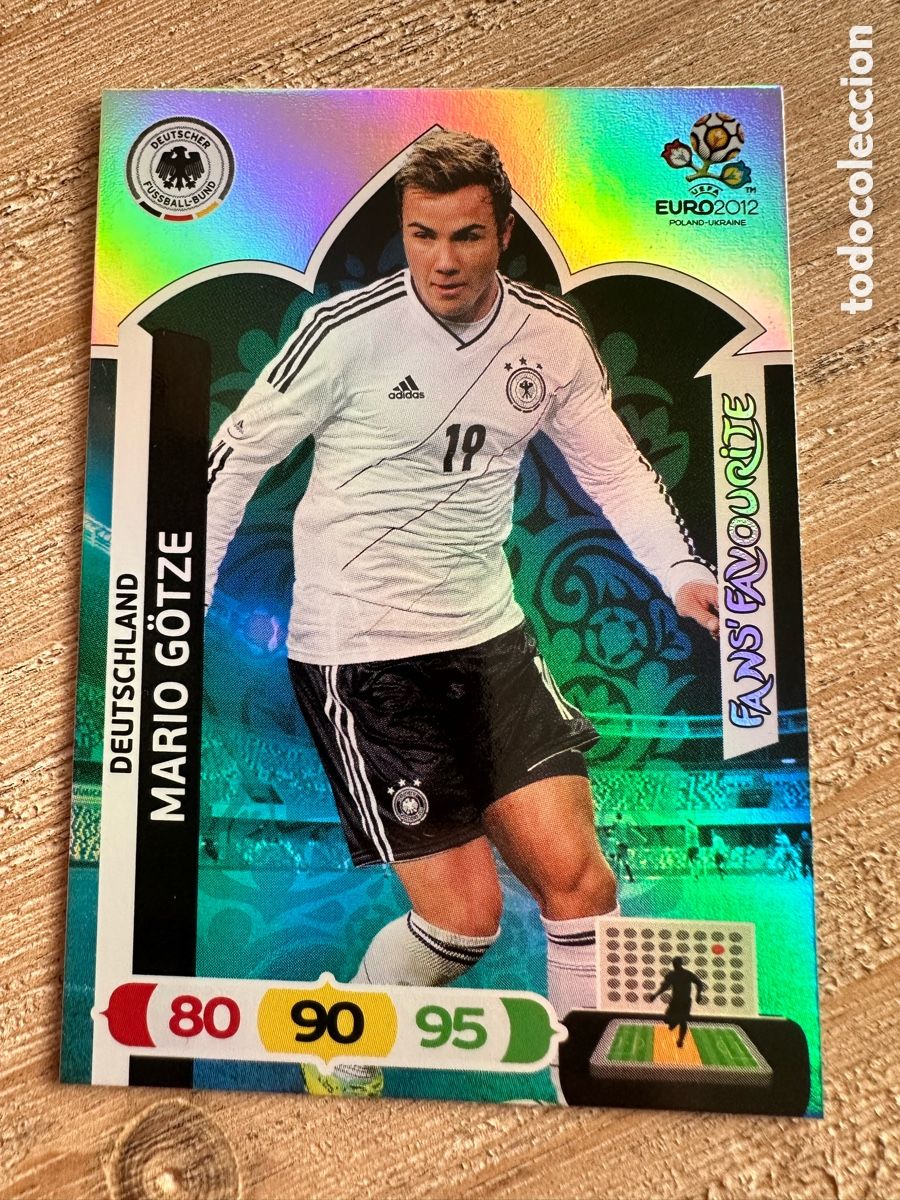 Cartes &agrave; &Eacute;changer: MARIO GOTZE ALEMANIA FANS FAVOURITE ADRENALYN XL EURO 2012 POLONIA UCRANIA PANINI