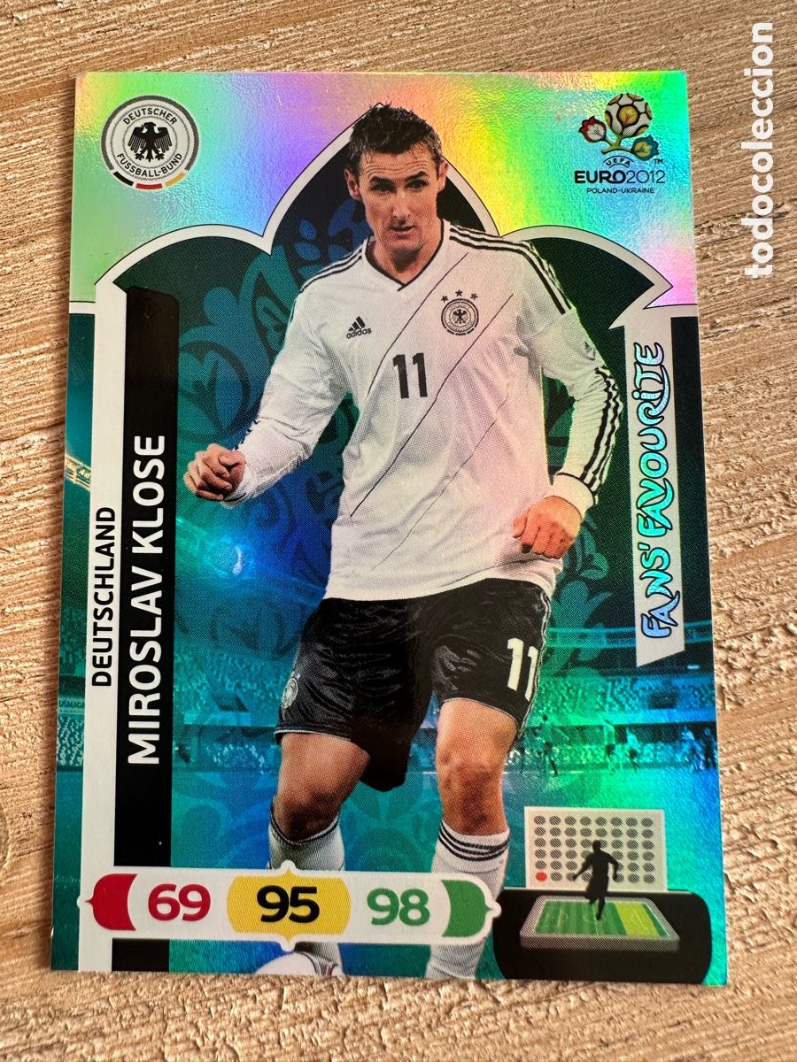 Cartes &agrave; &Eacute;changer: MIROSLAV KLOSE ALEMANIA FANS FAVOURITE ADRENALYN XL EURO 2012 POLONIA UCRANIA PANINI