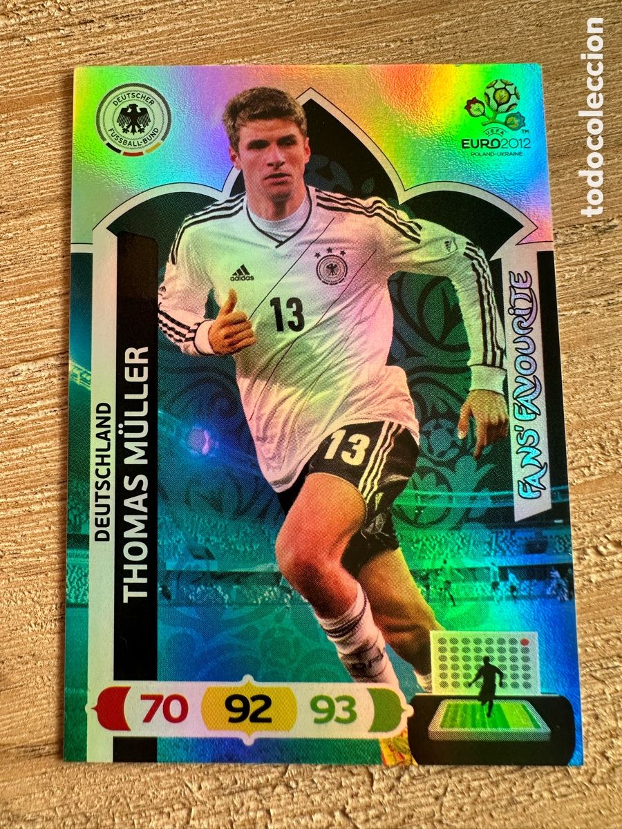 Cartes &agrave; &Eacute;changer: THOMAS MULLER ALEMANIA FANS FAVOURITE ADRENALYN XL EURO 2012 POLONIA UCRANIA PANINI