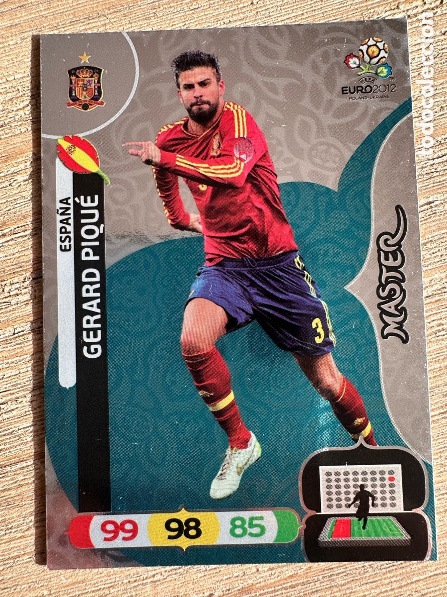 Trading Cards: GERARD PIQUE ESPA&Ntilde;A MASTER ADRENALYN XL EURO 2012 POLONIA UCRANIA PANINI