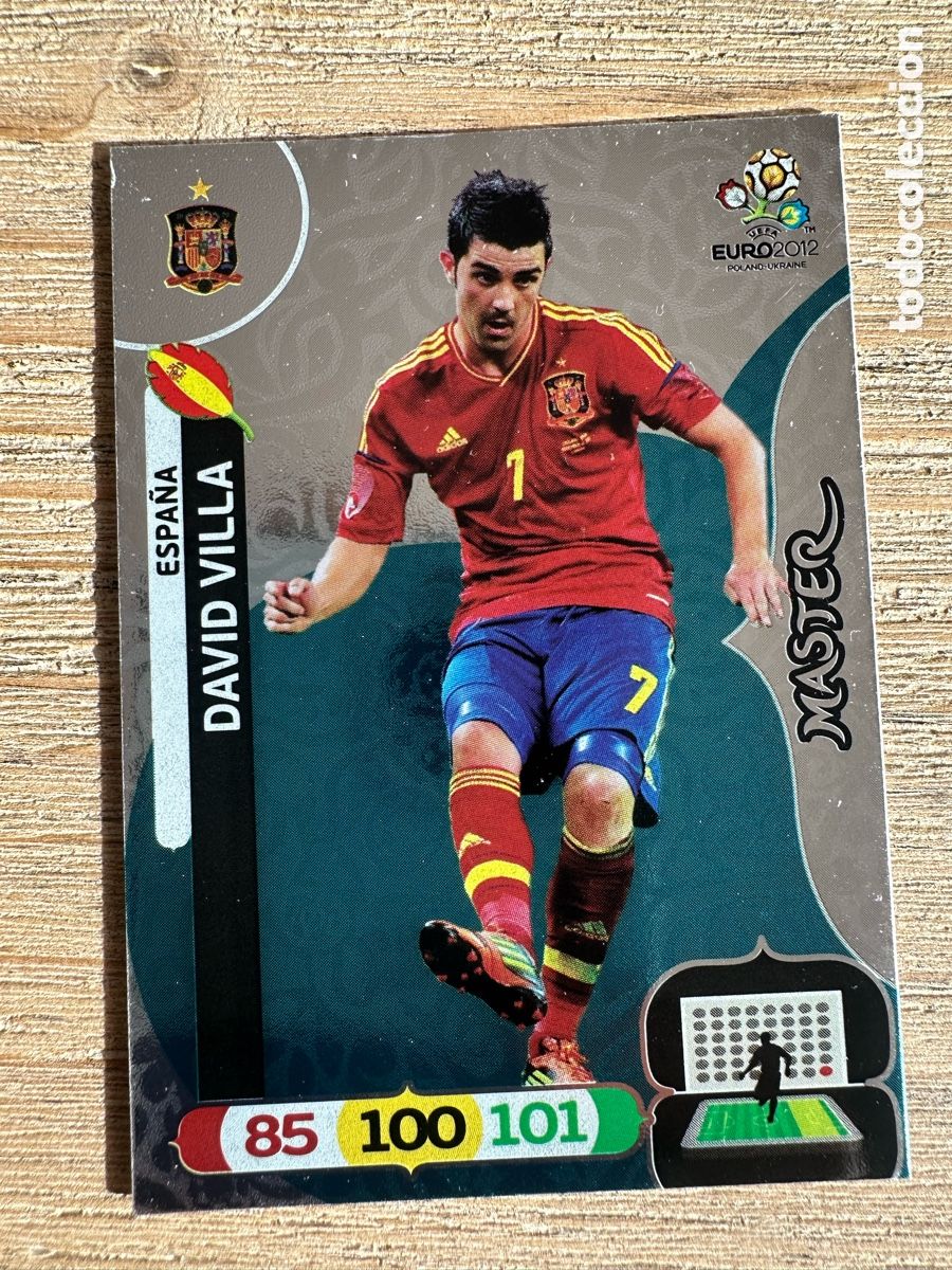 Trading Cards: DAVID VILLA ESPA&Ntilde;A MASTER ADRENALYN XL EURO 2012 POLONIA UCRANIA PANINI