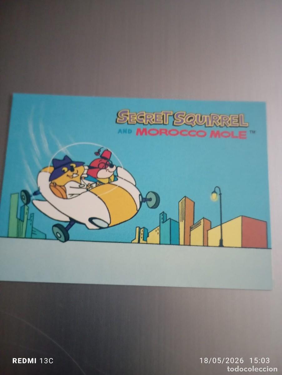 Trading Cards: TRADING CARD SECRET SQUIRREL HANNA BARBERA PRODUCTIONS 1994 CARDZ