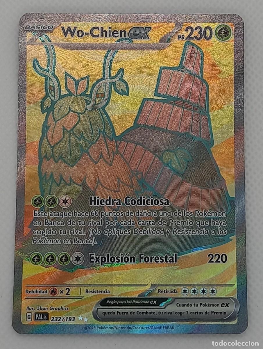 Trading Cards: Carta Pok&eacute;mon - Wo-Chien ex 232/193 Hyper Rare - Evoluciones en Paldea - 2023