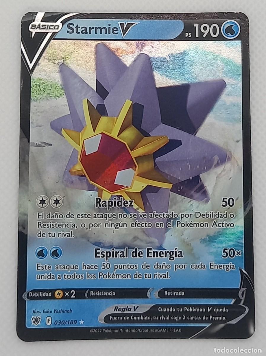 Trading Cards: Carta Pok&eacute;mon - Starmie V 030/189 Ultra Rare - Resplendor Astral - 2022