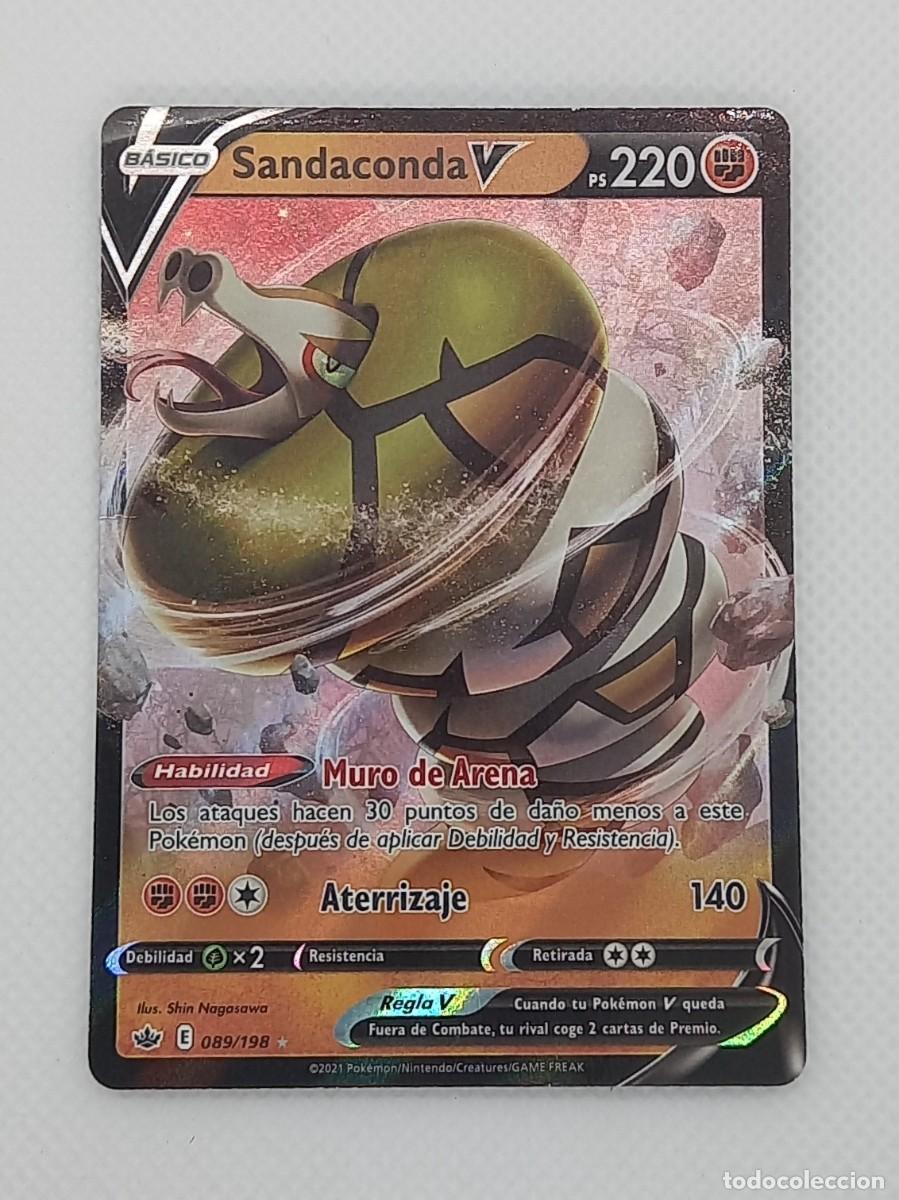 Trading Cards: Carta Pok&eacute;mon - Sandaconda V 089/198 Ultra Rare - Reinado Escalofriante - 2022