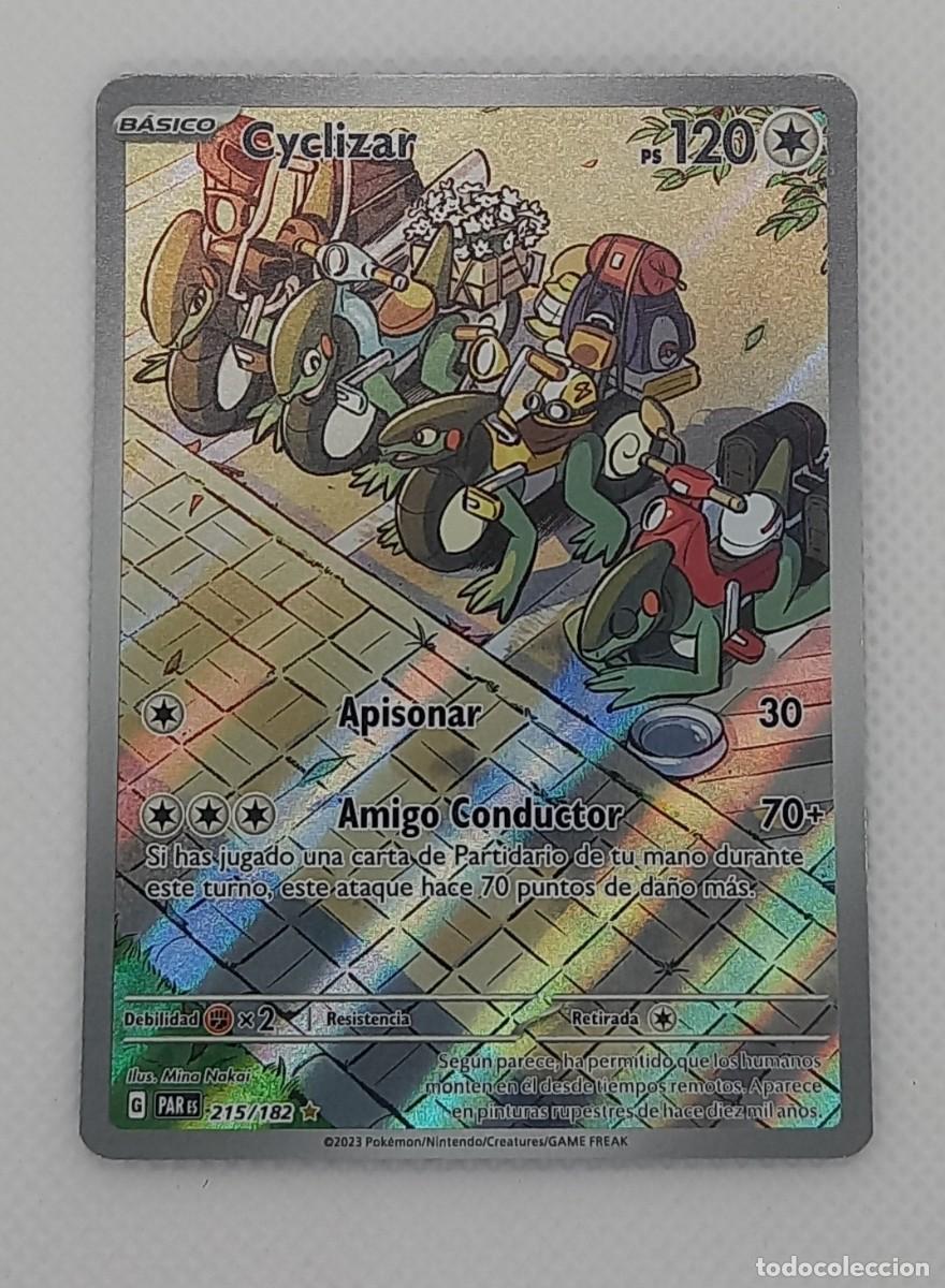 Trading Cards: Carta Pok&eacute;mon - Cyclizar 215/182 Illustration Rare - Brecha Parad&oacute;jica - 2023