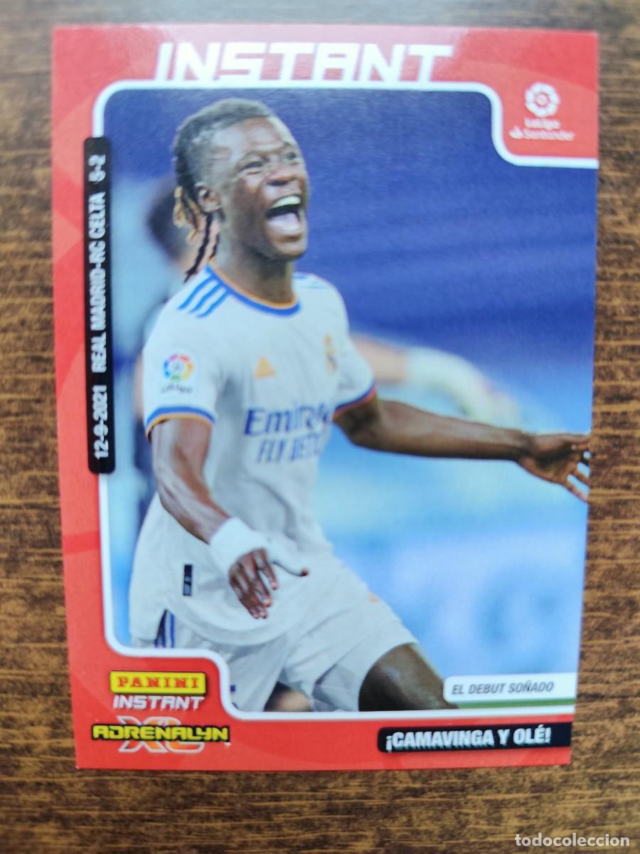 Trading Cards: Panini Instant 2021. #10 Camavinga - Real Madrid (1/1.154) Rookie card. &iexcl;Camavinga y ol&eacute;!