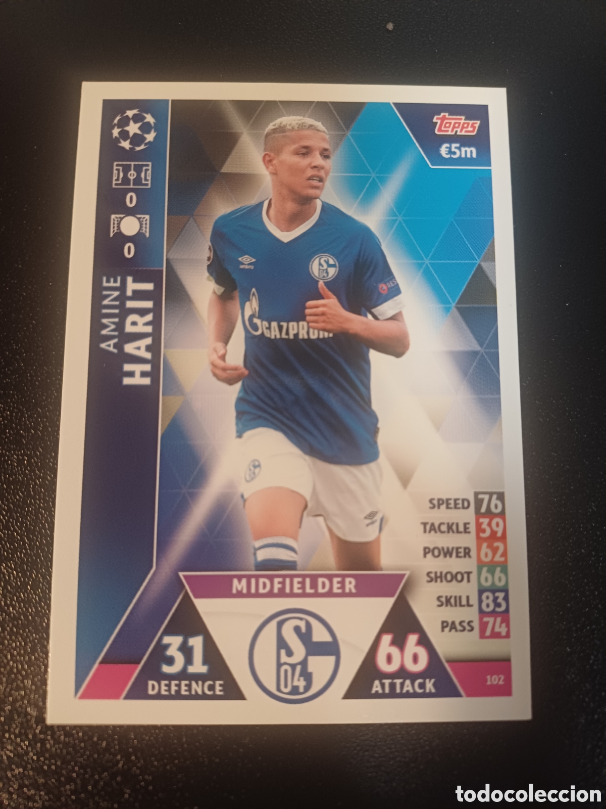 Trading Cards: #102 AMINE HARIT FC SCHALKE 04 TOPPS MATCH ATTAX 2018/19