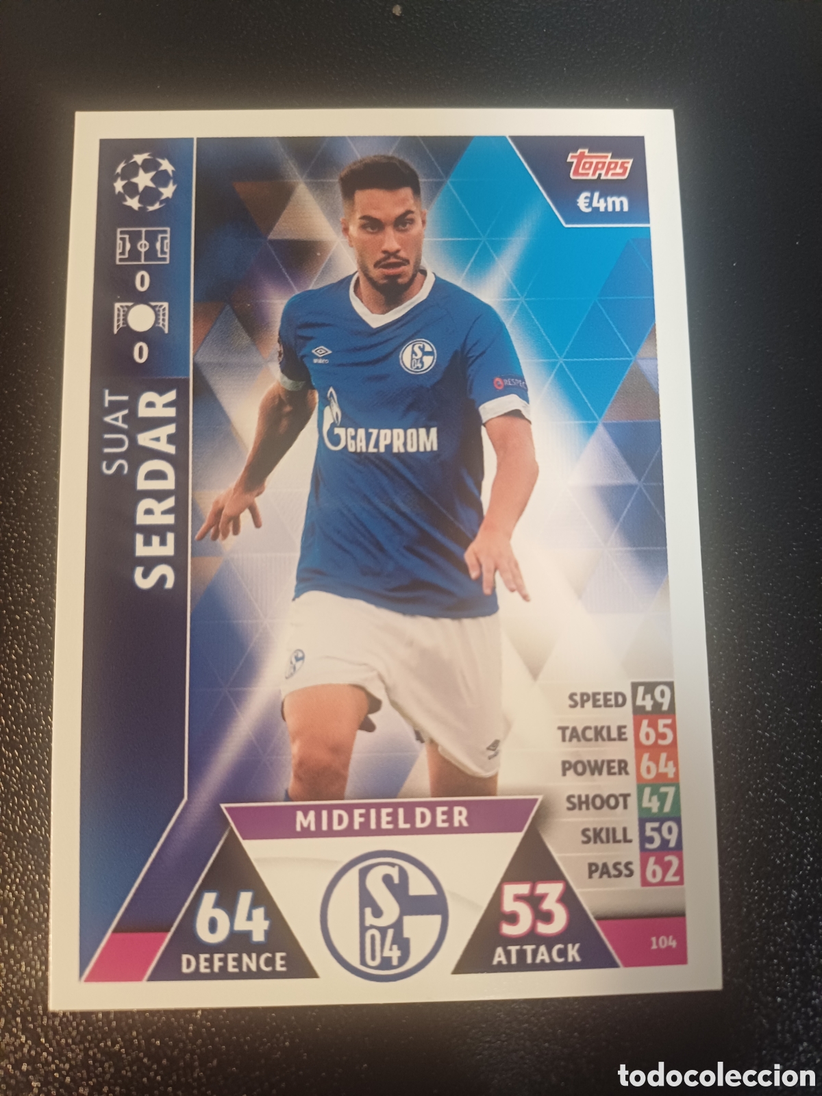 Sammelkarten: #104 SUAT SERDAR FC SCHALKE 04 TOPPS MATCH ATTAX 2018/19