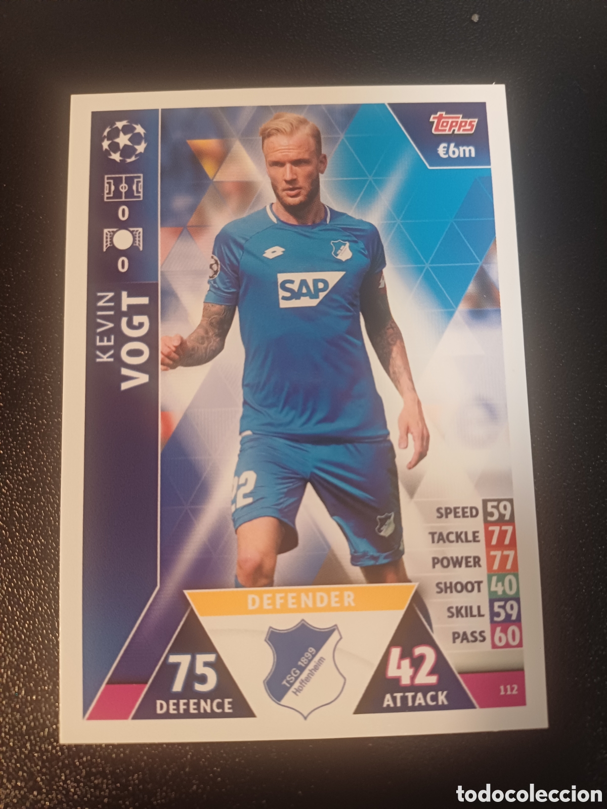 Sammelkarten: #112 KEVIN VOGT TSG 1899 HOFFENHEIM TOPPS MATCH ATTAX 2018/19