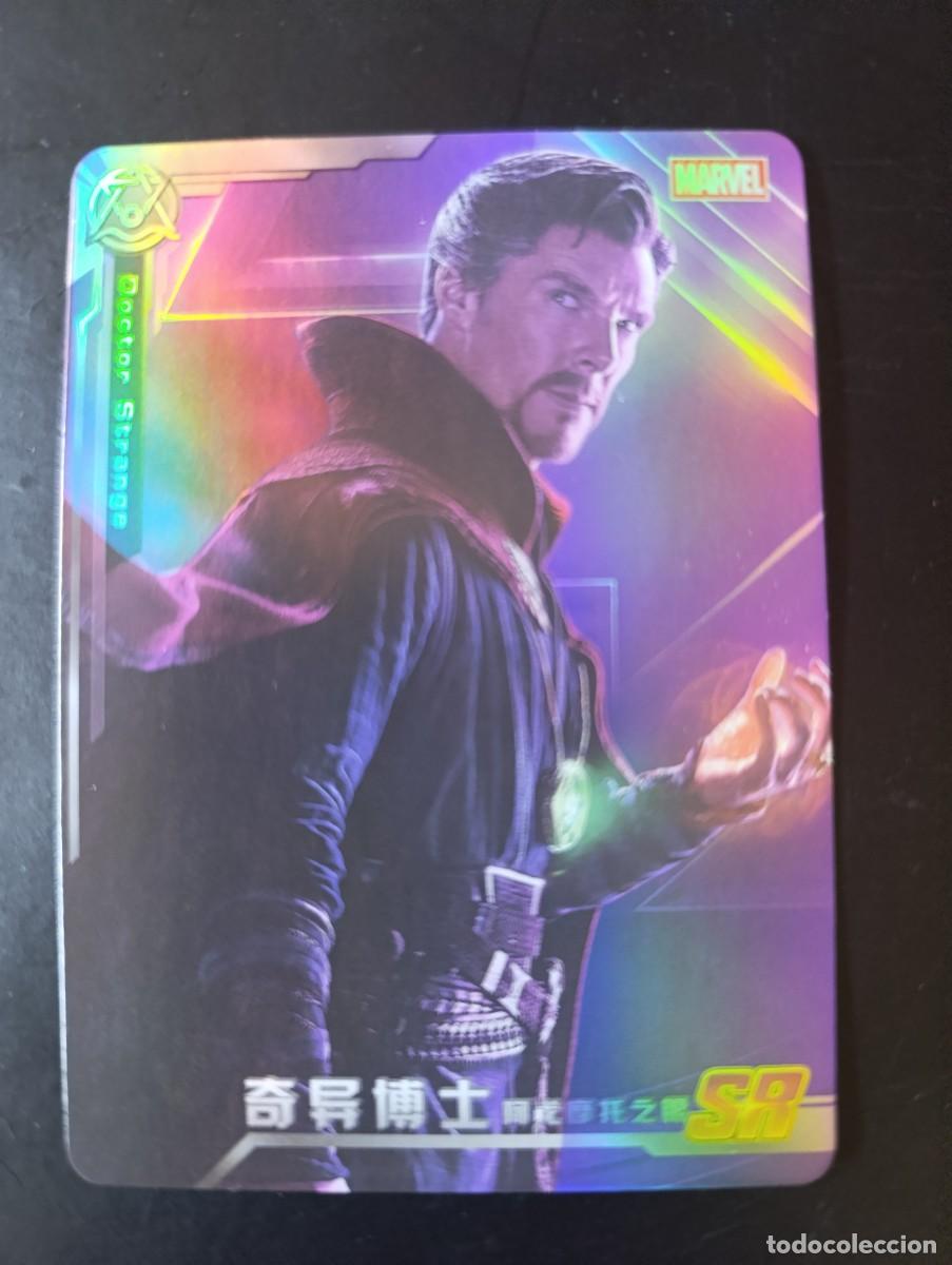 Cartas Colecion&aacute;veis: CARD METALIZADA MARVEL AVENGERS DOCTOR STRANGE (SR / MW-015). NO PANINI. COLECCION CHINA