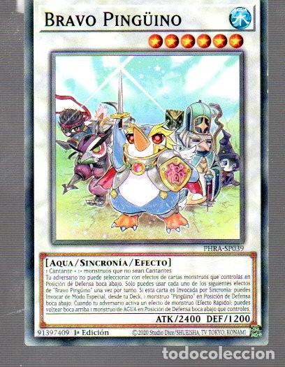 Trading Cards: CROMO DE KONAMI YU GI OH BRAVO PING&Uuml;INO 1&ordm; EDICI&Oacute;N DEL A&Ntilde;O 2020