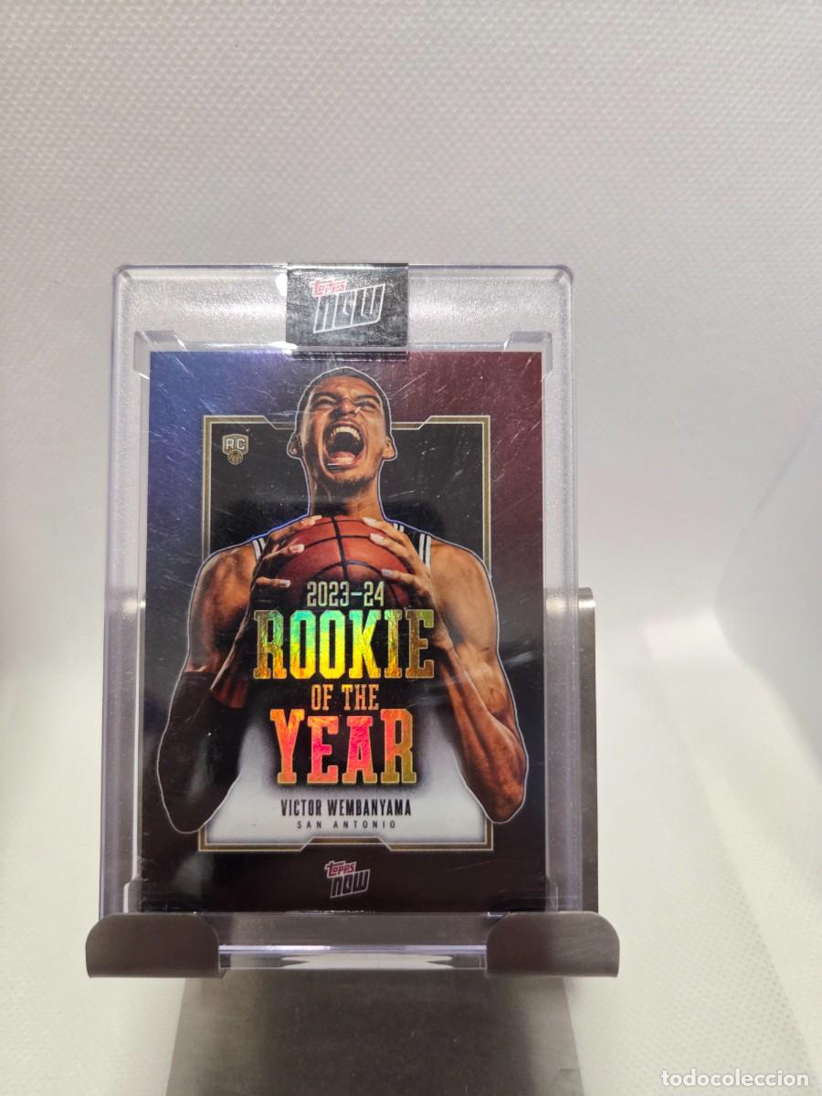 Trading Cards: 2023 Topps Now #VW6 Victor Wembanyama Rookie of the year