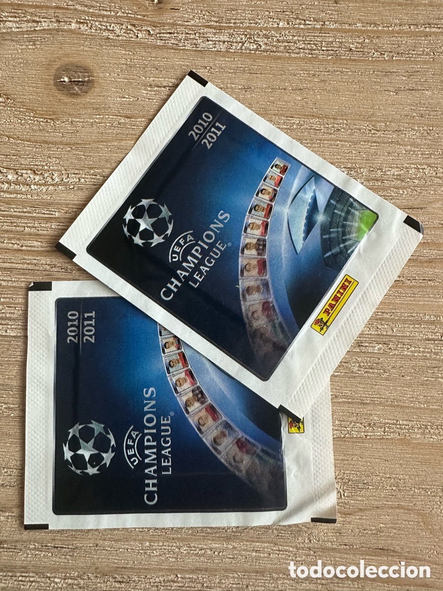 Trading Cards: 2 SOBRES SIN ABRIR CHAMPIONS LEAGUE 2010-11 10 11 PANINI