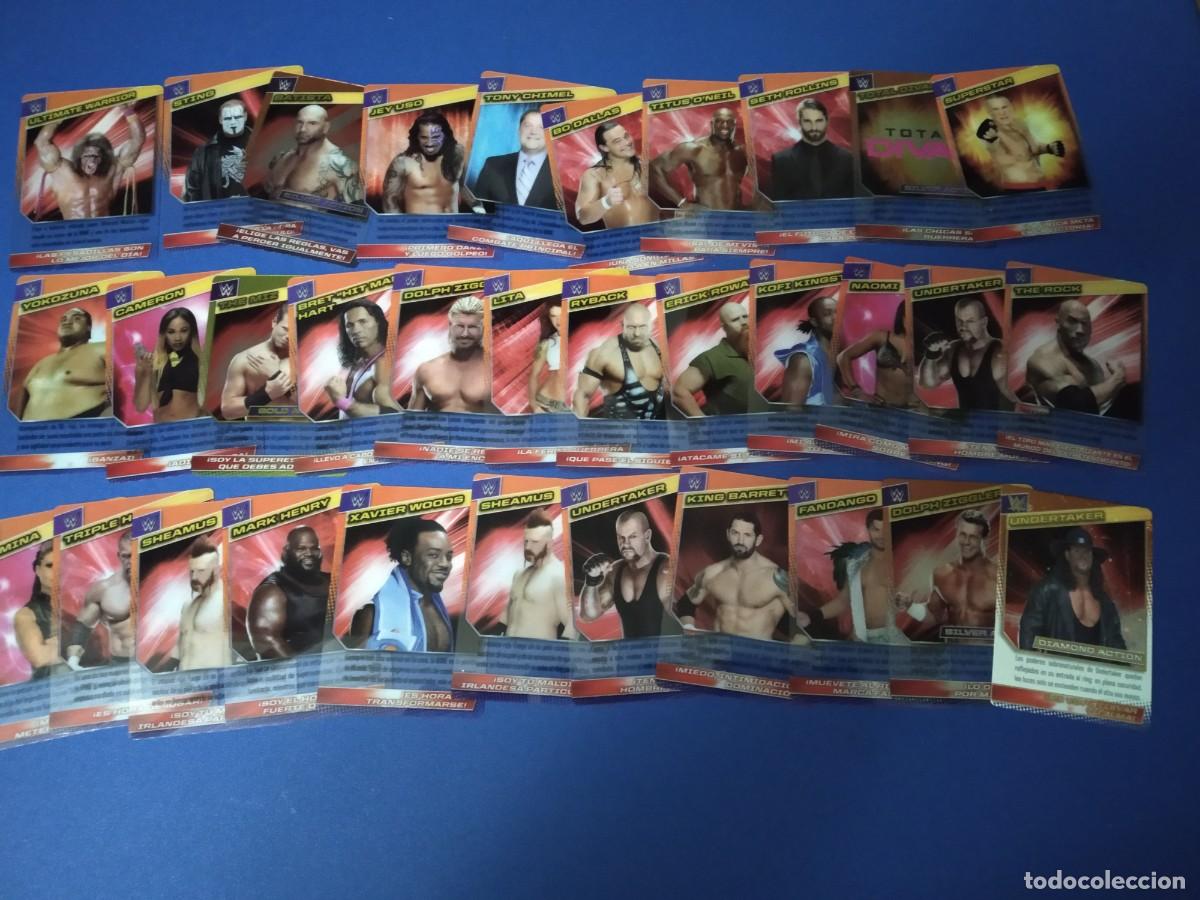 Cartas Colecion&aacute;veis: WWE 2015 DE PANINI LOTE DE 33 CROMOS