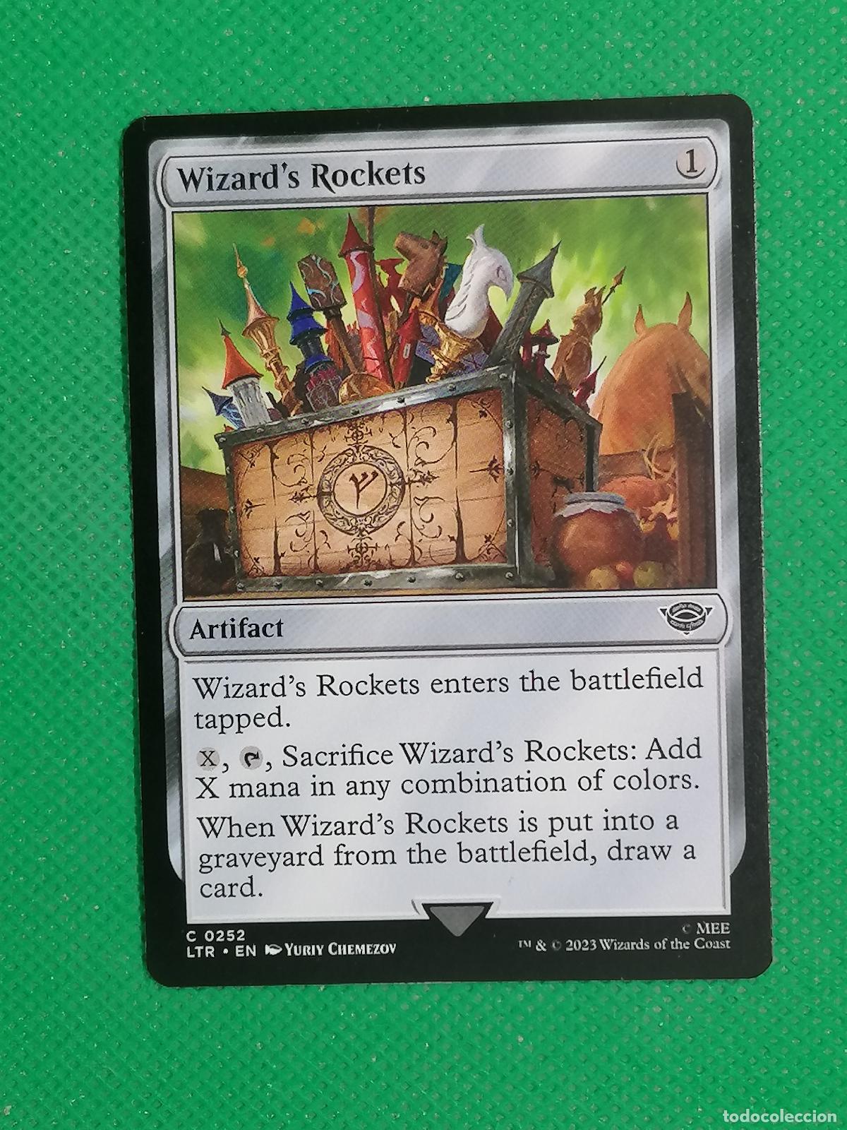 Trading Cards: 252 WIZARD ROCKETS ENGLISH ⚽ WIZARD OF THE COAST 2023 ⚽
