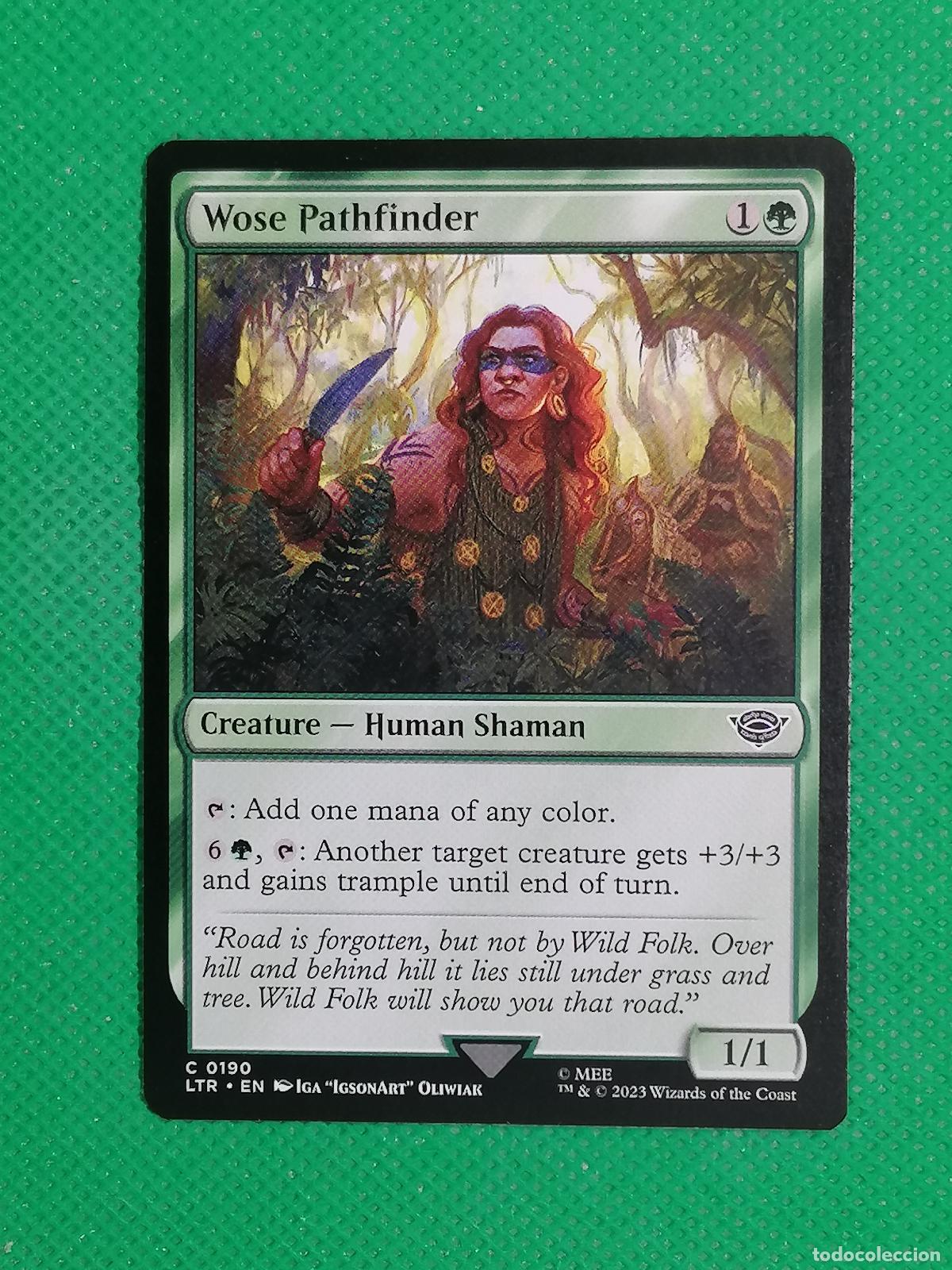 Trading Cards: 190 WOSE PARTHFINDER ENGLISH ⚽ WIZARD OF THE COAST 2023 ⚽