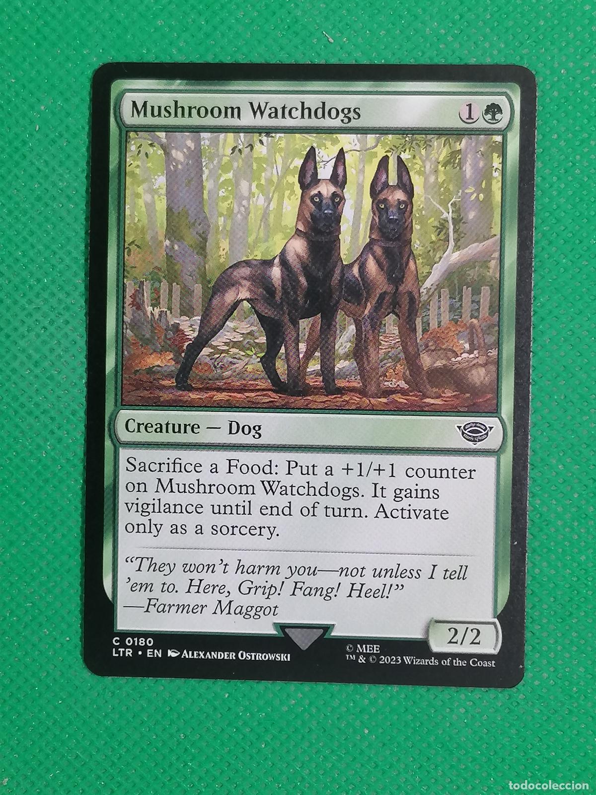 Trading Cards: 180 MUSHROOM WATCHDOGS ENGLISH ⚽ WIZARD OF THE COAST 2023 ⚽