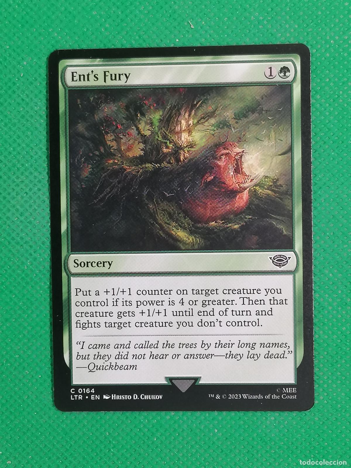 Trading Cards: 164 ENT&acute;S FURY ENGLISH ⚽ WIZARD OF THE COAST 2023 ⚽