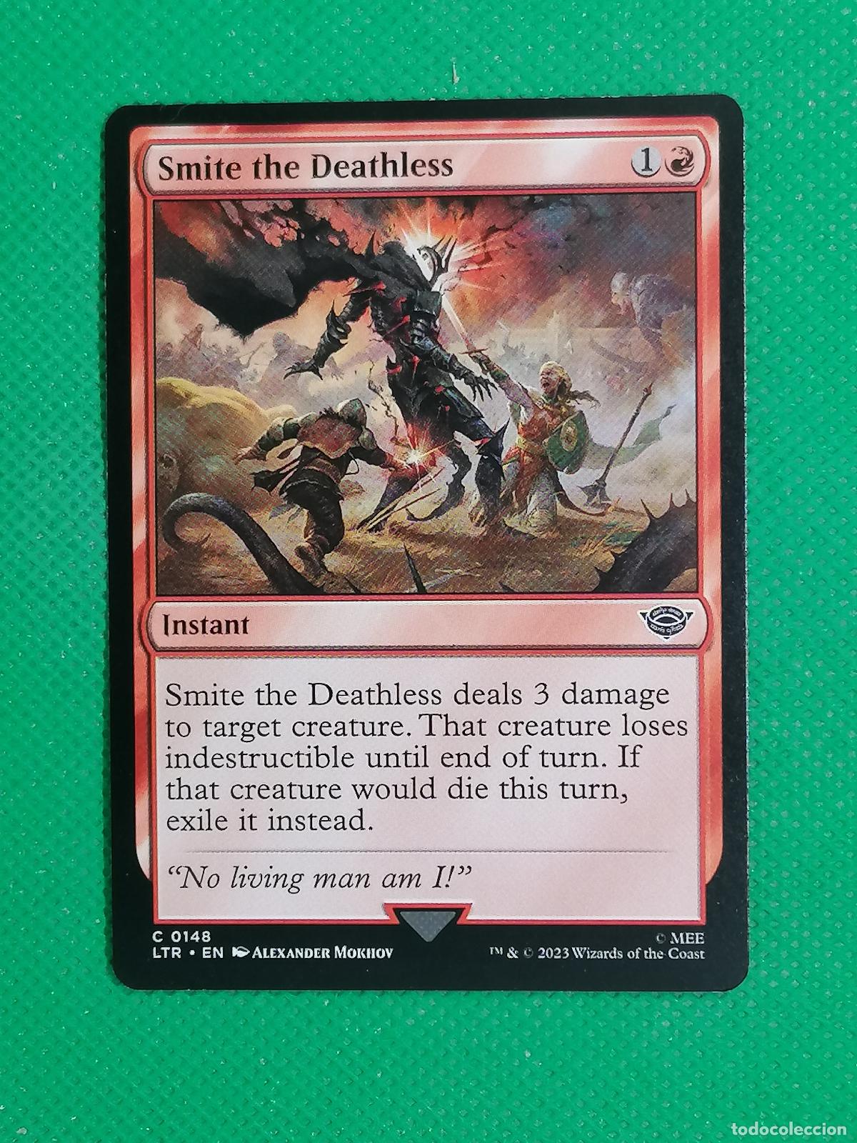 Trading Cards: 148 SMITE THE DEATHLESS ENGLISH ⚽ WIZARD OF THE COAST 2023 MAGIC THE GATHERING ⚽