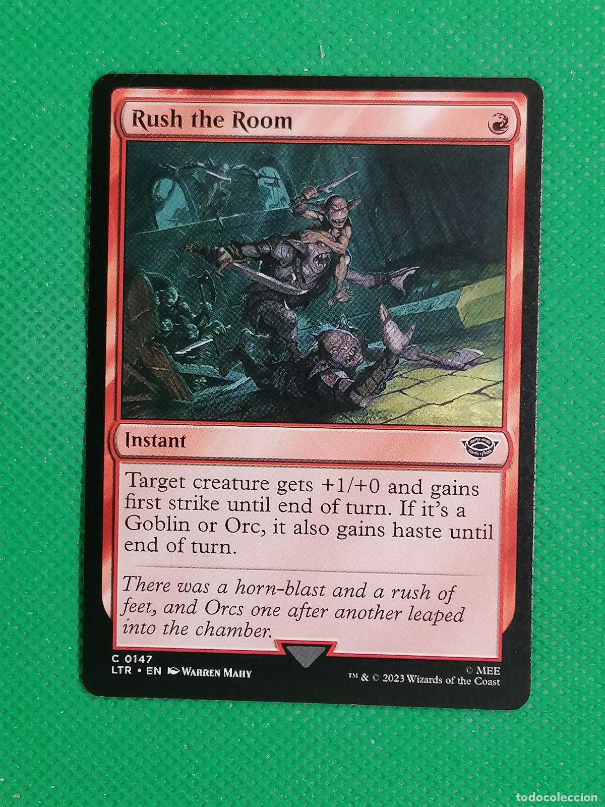 Trading Cards: 147 RUSH THE ROOM ENGLISH ⚽ WIZARD OF THE COAST 2023 MAGIC THE GATHERING ⚽