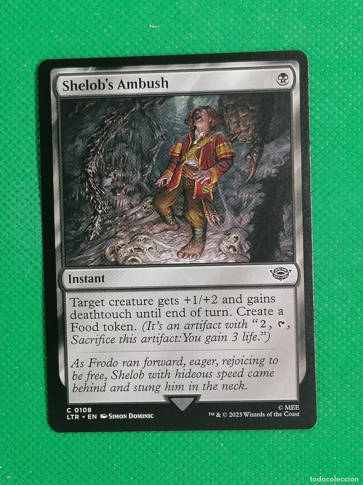 Trading Cards: 108 SHELOB AMBUSH ENGLISH ⚽ WIZARD OF THE COAST 2023 MAGIC THE GATHERING ⚽