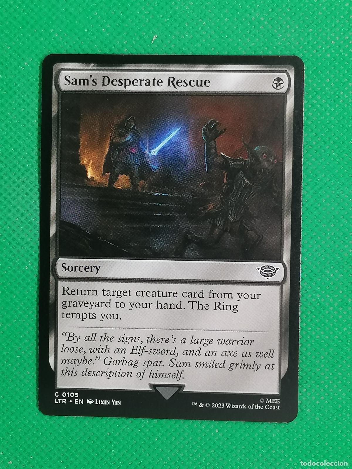 Trading Cards: 105 SAM DESPERATE RESCUE ENGLISH ⚽ WIZARD OF THE COAST 2023 MAGIC THE GATHERING ⚽