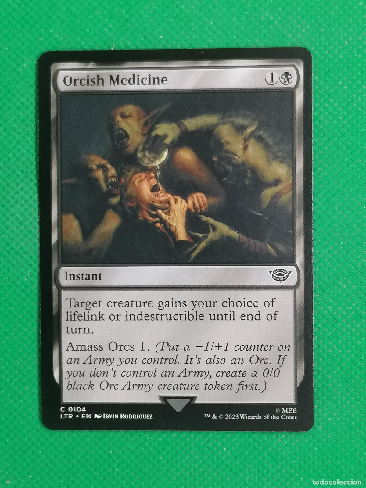 Trading Cards: 104 ORCISH MEDICINE RESCUE ENGLISH ⚽ WIZARD OF THE COAST 2023 MAGIC THE GATHERING ⚽